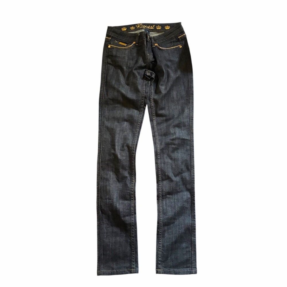 Request Jeans - Size 25 - Dark Wash Rigid Denim